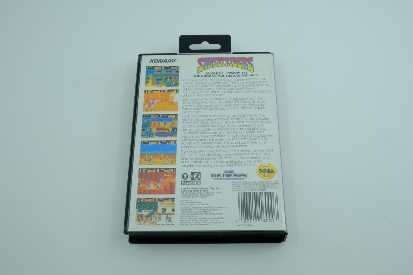 Sunset Riders - Complete in Box