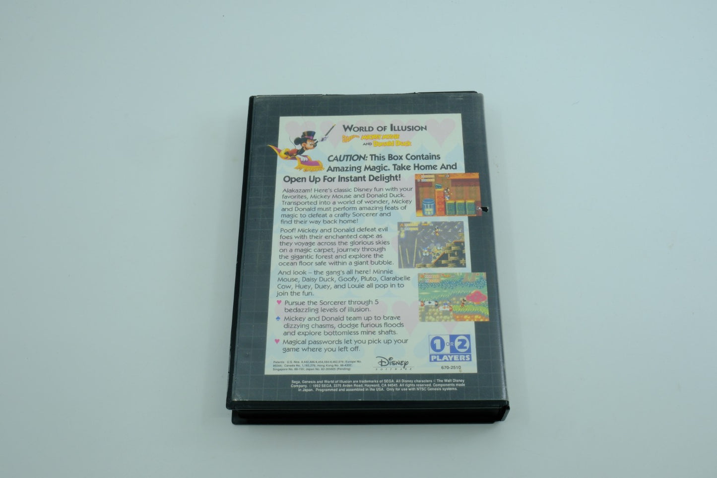 World of Illusion Starring Mickey Mouse and Donald Duck - Complete in Box