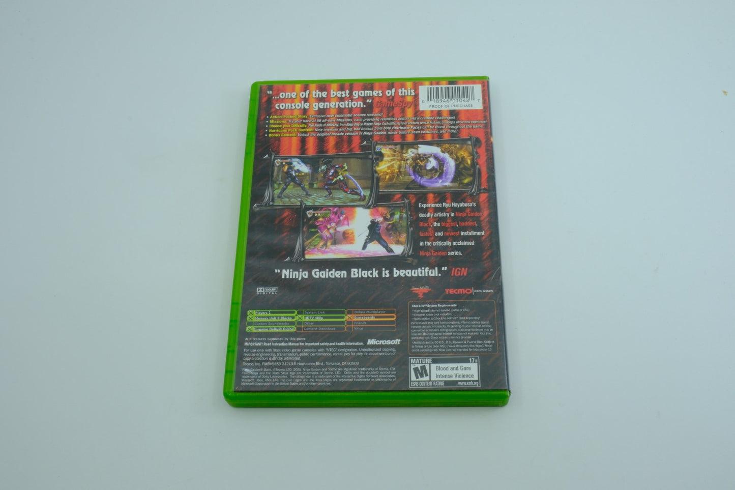 Ninja Gaiden Black - Complete in Box