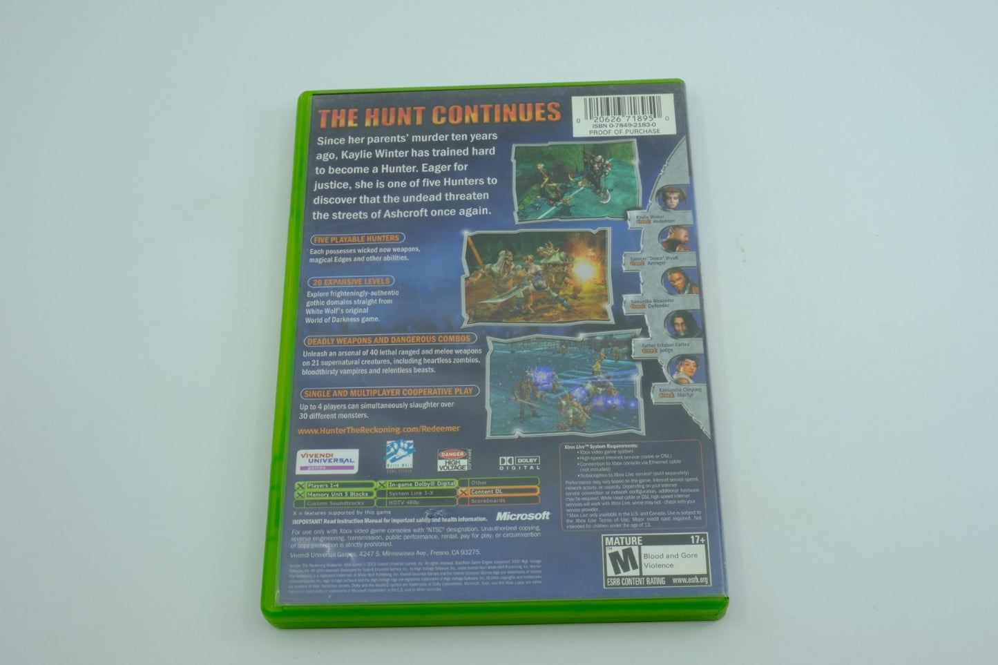 Hunter: The Reckoning Redeemer - Complete in Box