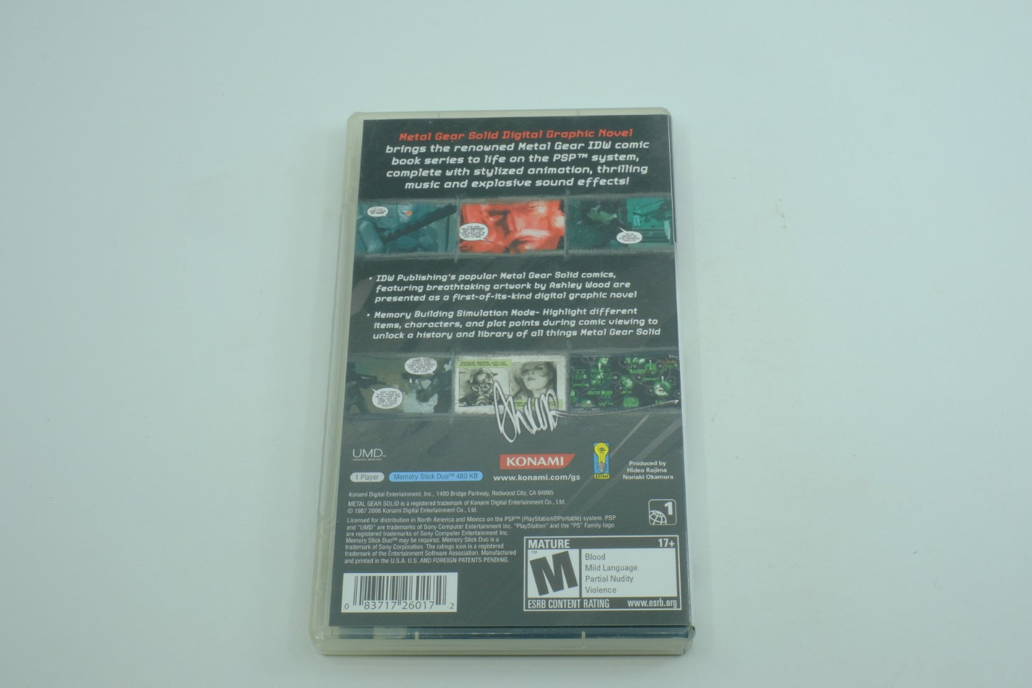 Metal Gear Solid: Digital Graphic Novel - Complete in Box