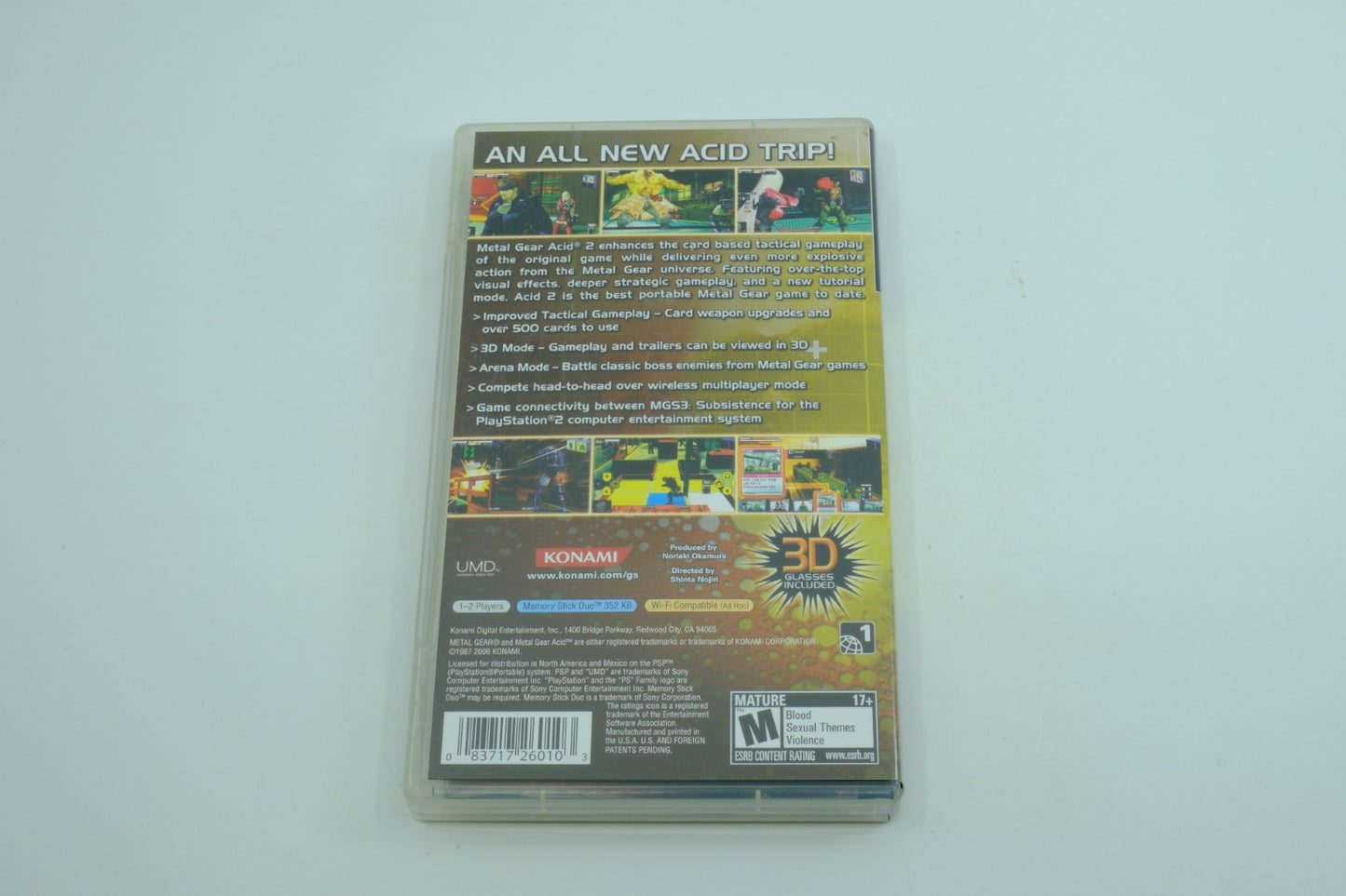 Metal Gear Acid 2 - Complete in Box