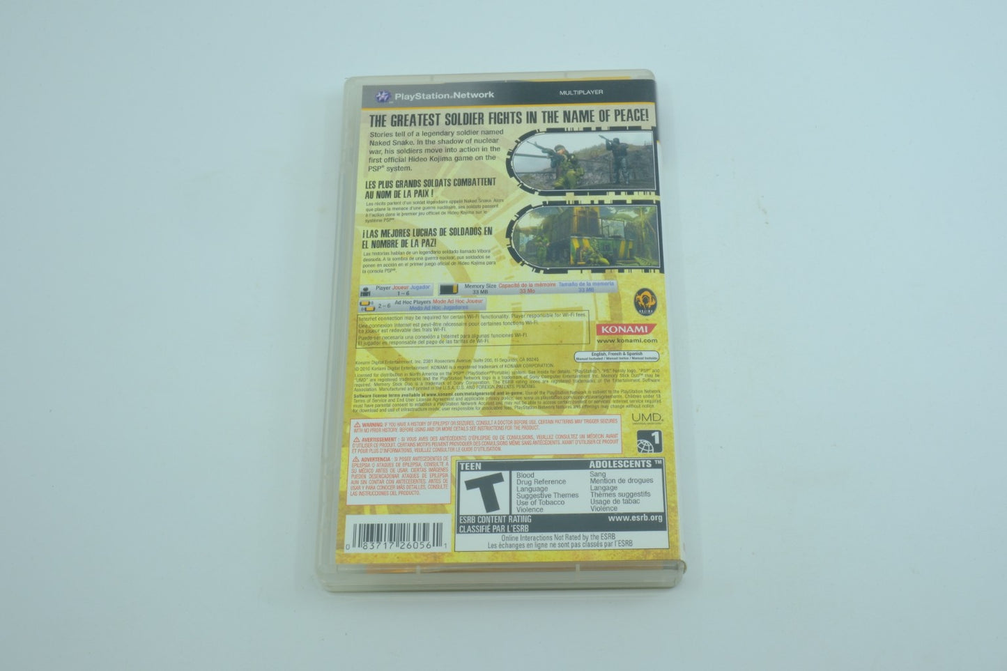 Metal Gear Solid: Peace Walker - Complete in Box