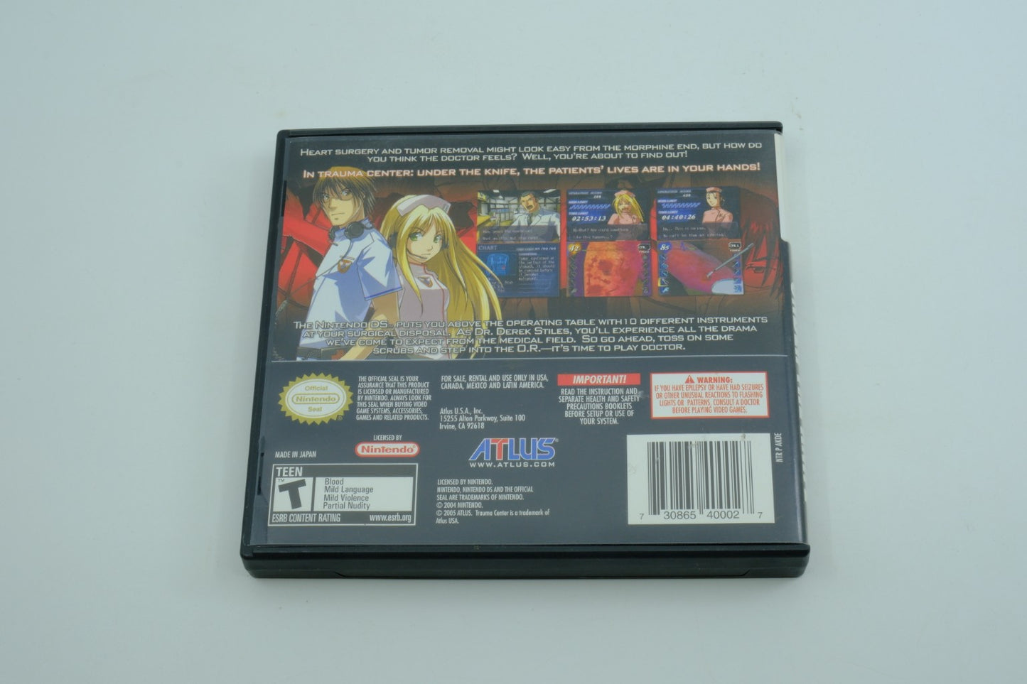 Trauma Center: Under the Knife - Complete in Box