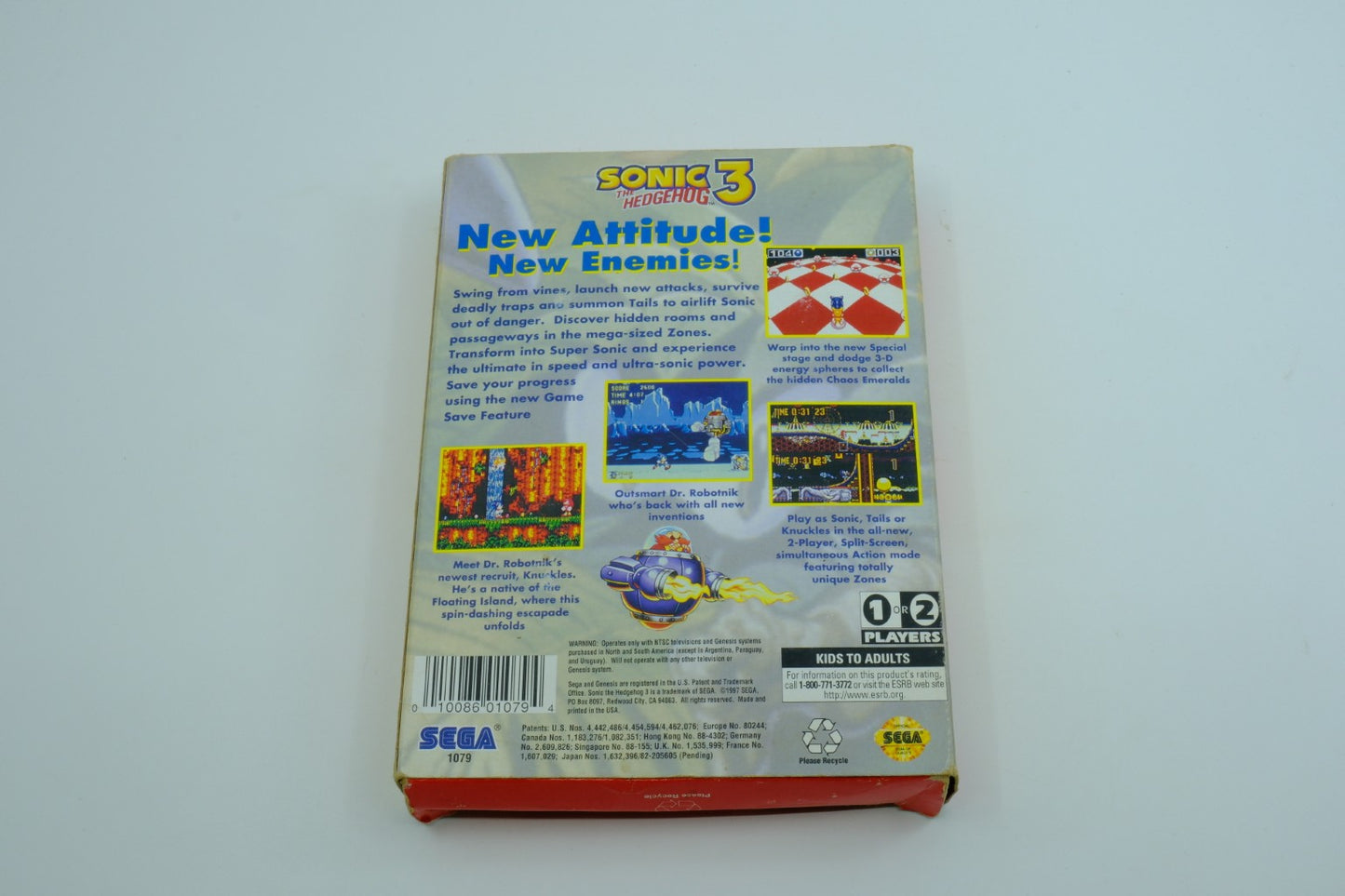 Sonic the Hedgehog 3 - Complete in Box - Mega Hit Series