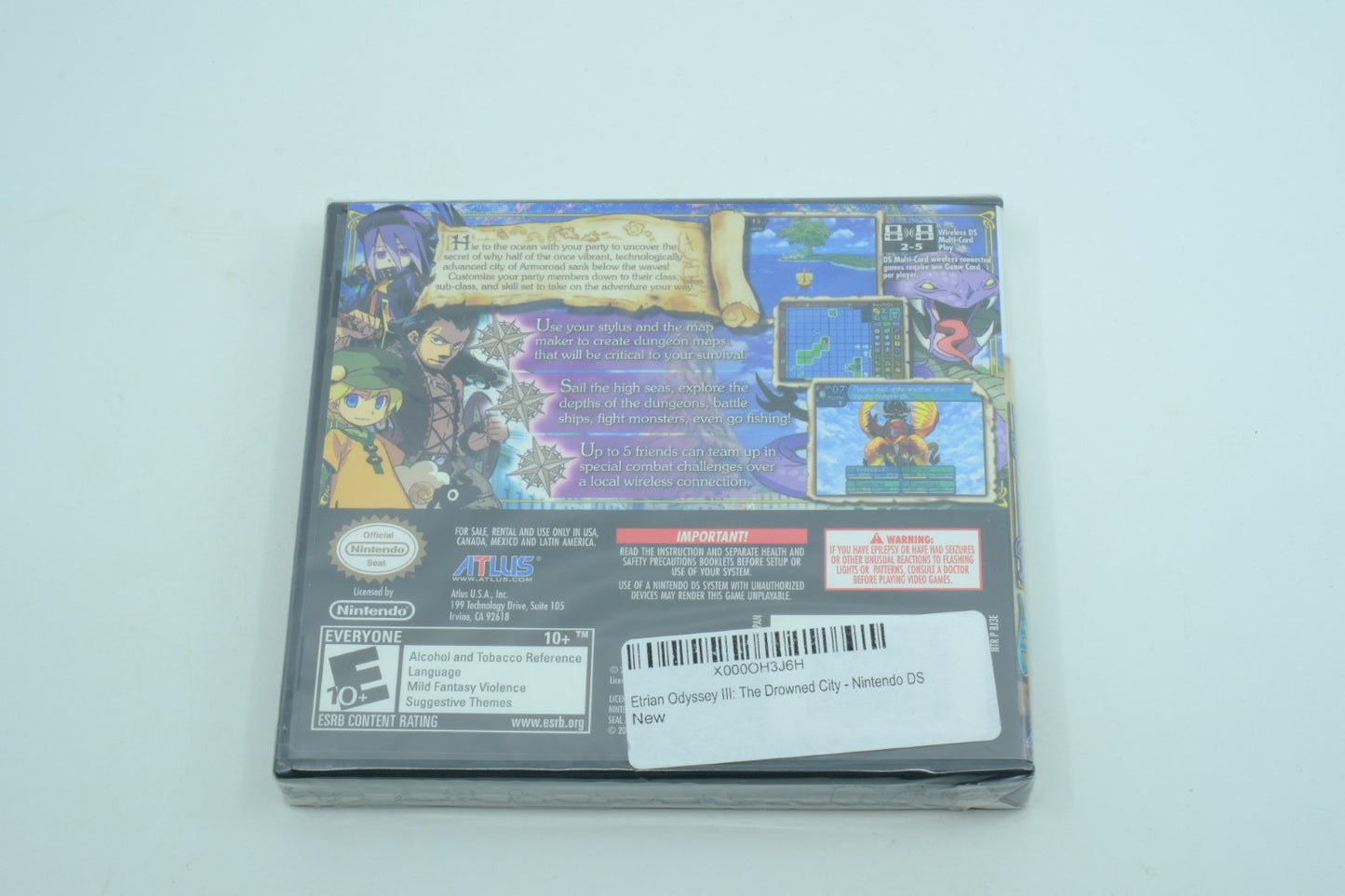 Etrian Odyssey III: The Drowned City - Sealed