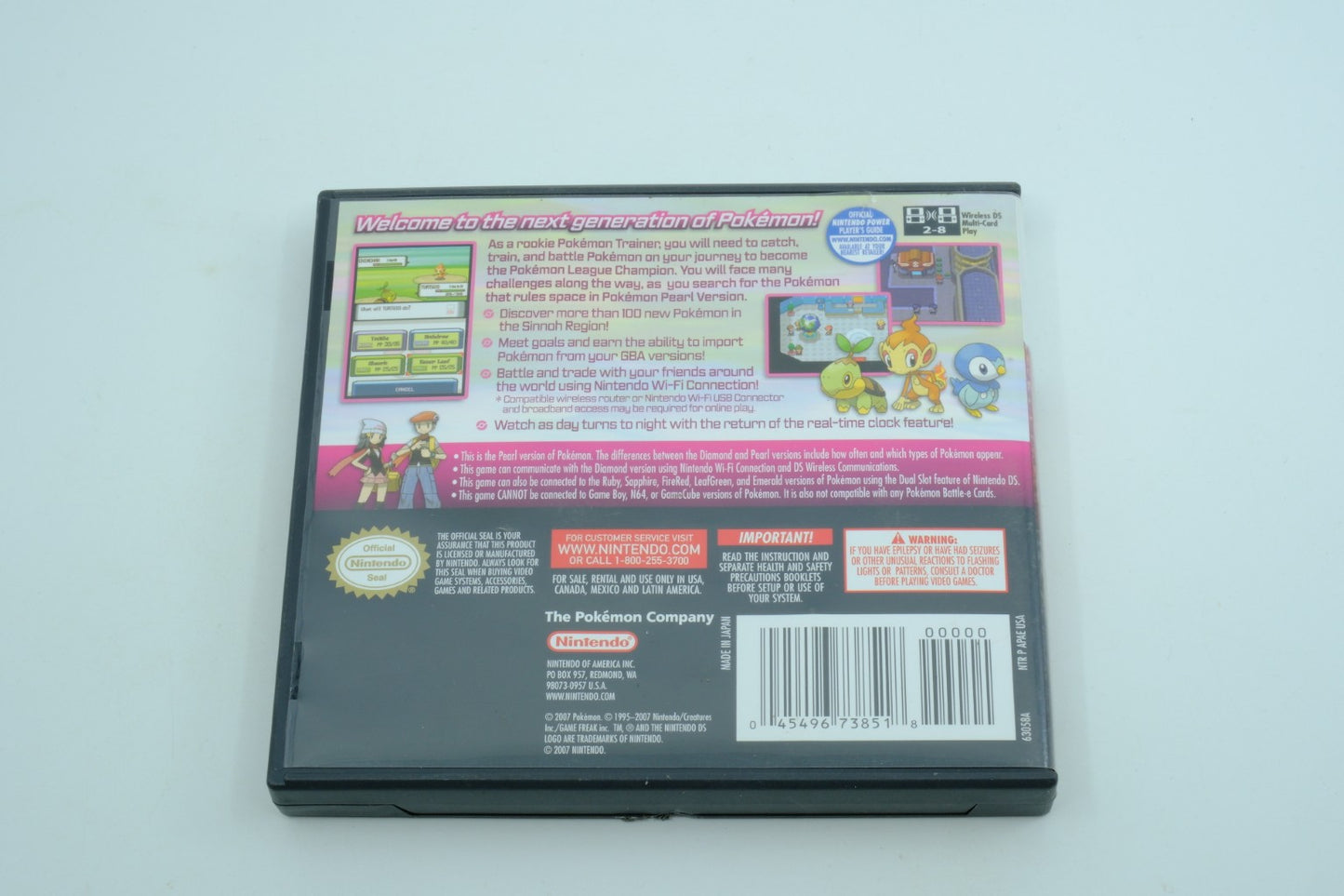 Pokemon Pearl Version - Complete in Box
