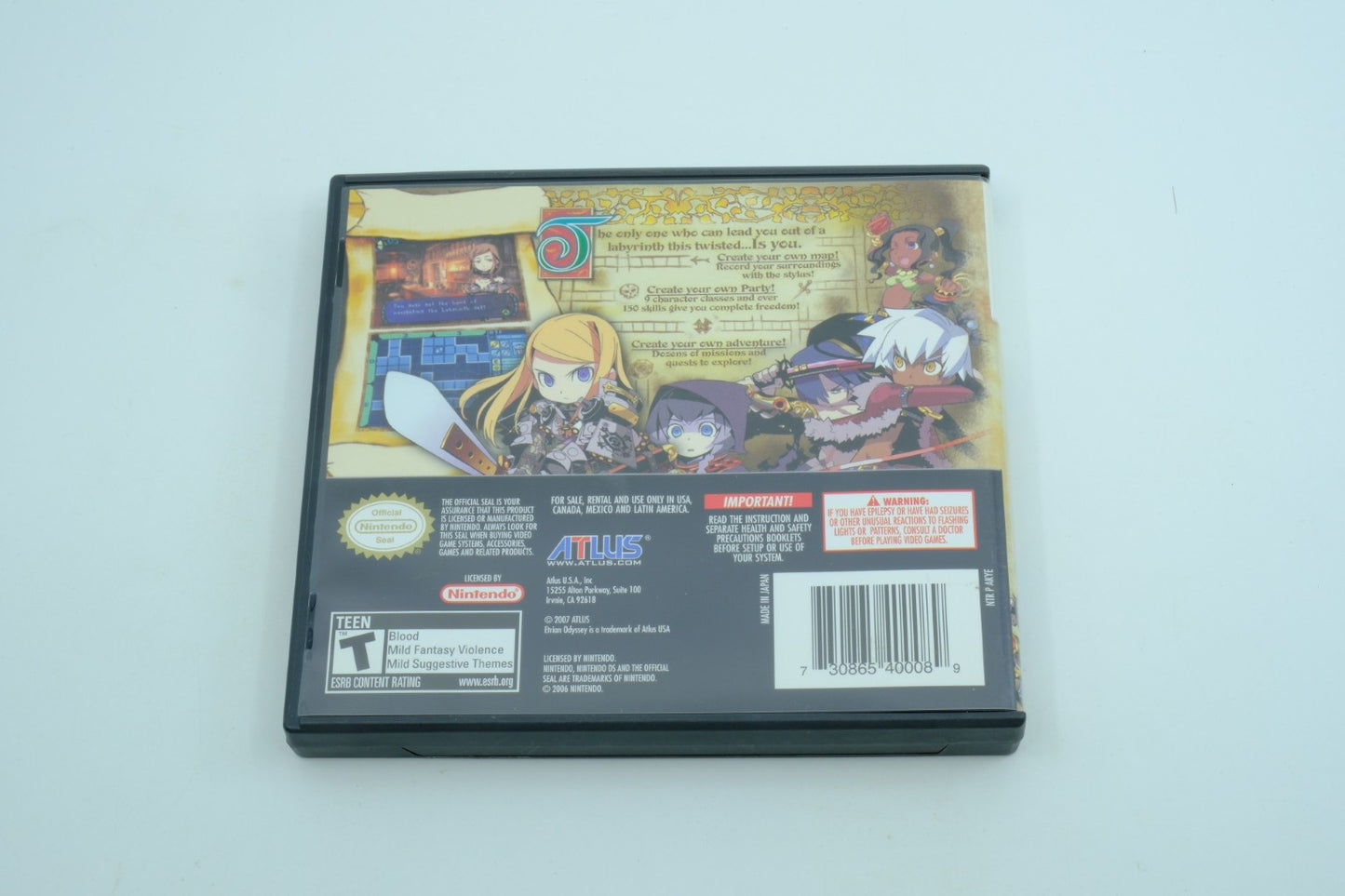 Etrian Odyssey - Complete in Box