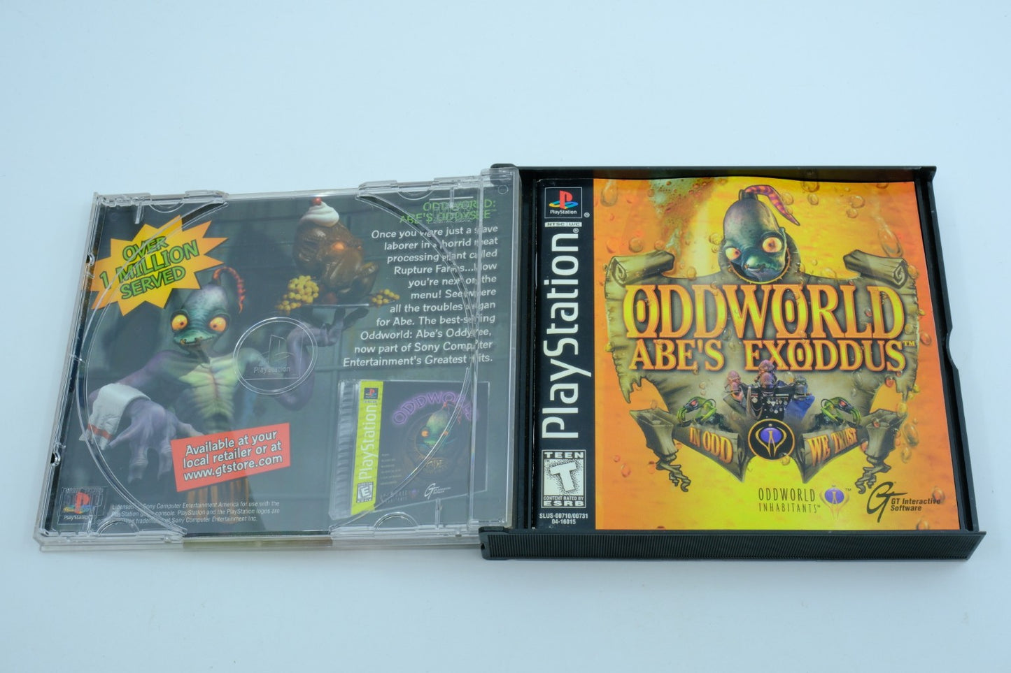 Oddworld: Abe's Exoddus - Complete in Box + Original invoice
