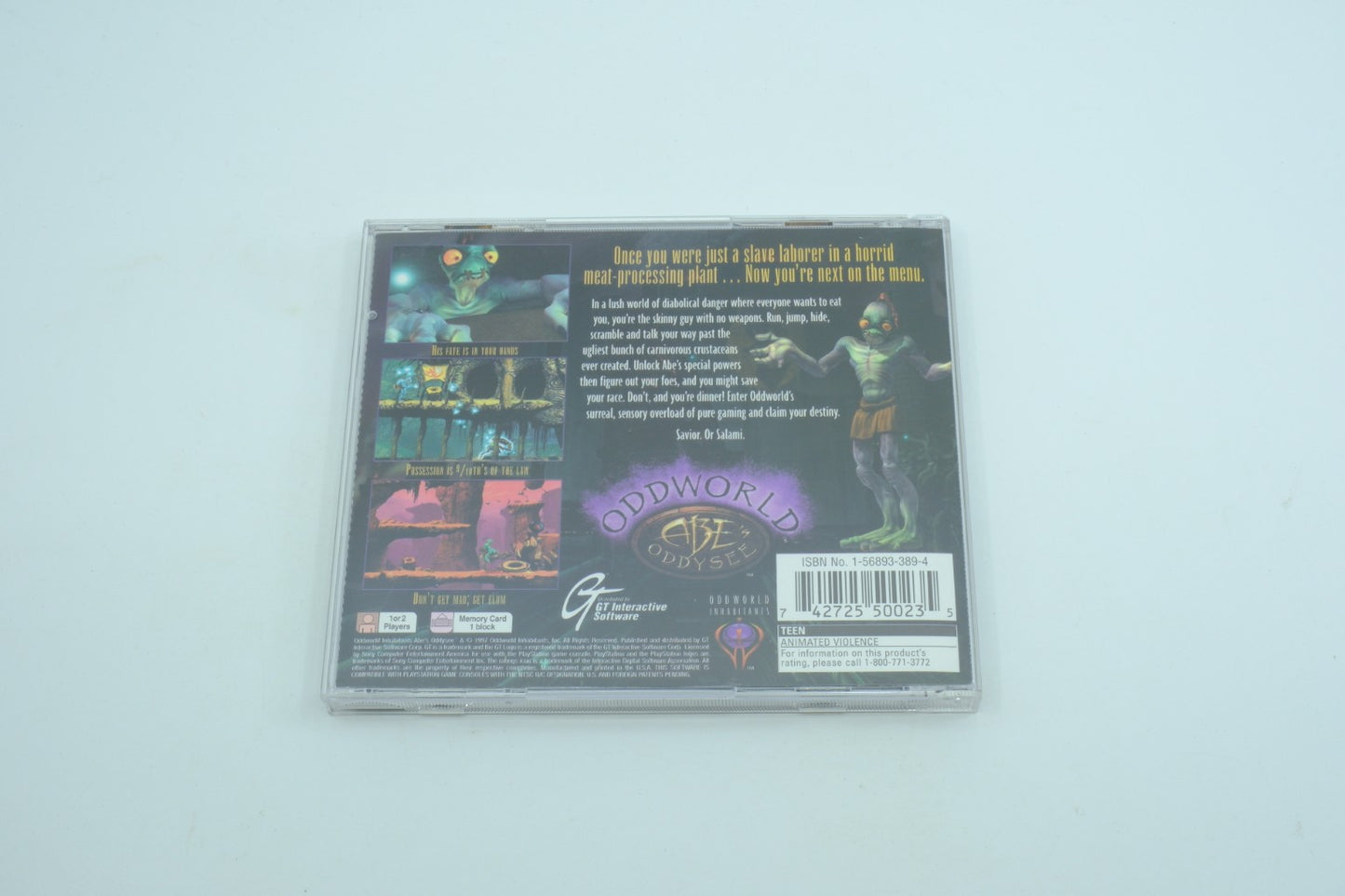 Oddworld: Abe's Oddysee - Complete in Box