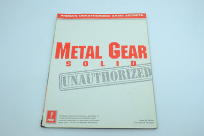 Metal Gear Solid Unauthorized (Prima's Unauthorized Game Secrets)