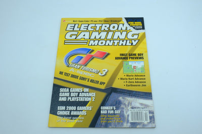 Electronic Gaming Monthly - April 2001 - Gran Turismo 3 A-spec Cover Story - First Game Boy Advance Previews