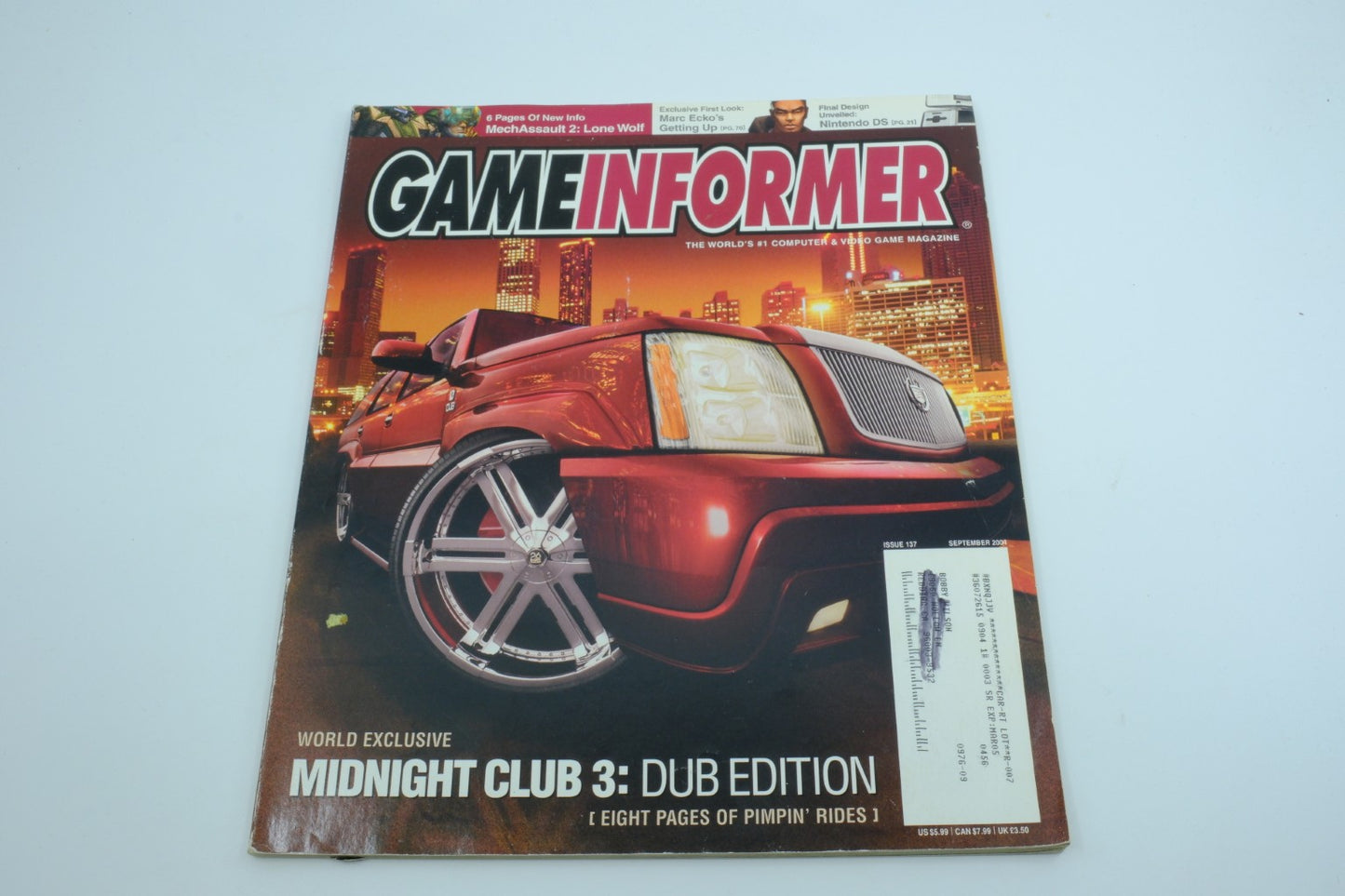 Game Informer Issue 137 - September 2004 - World Exclusive: Midnight Club 3: Dub Edition