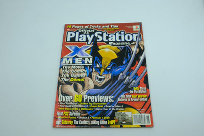 Official U.S. PlayStation Magazine Vol. 3 Issue 9 - June 2000 - X-Men Cover - Over 60 Previews