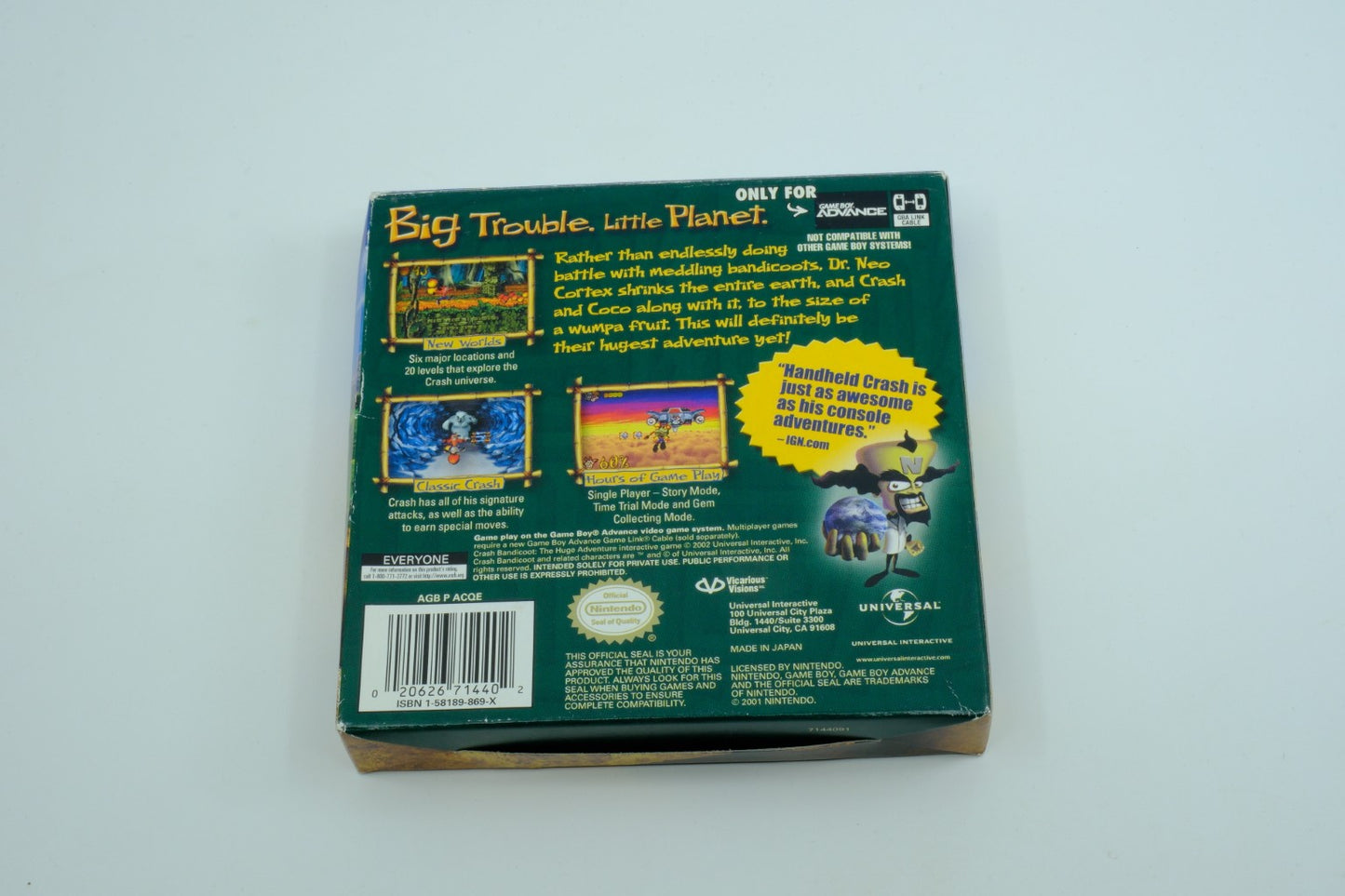 Crash Bandicoot: The Huge Adventure - Complete in Box