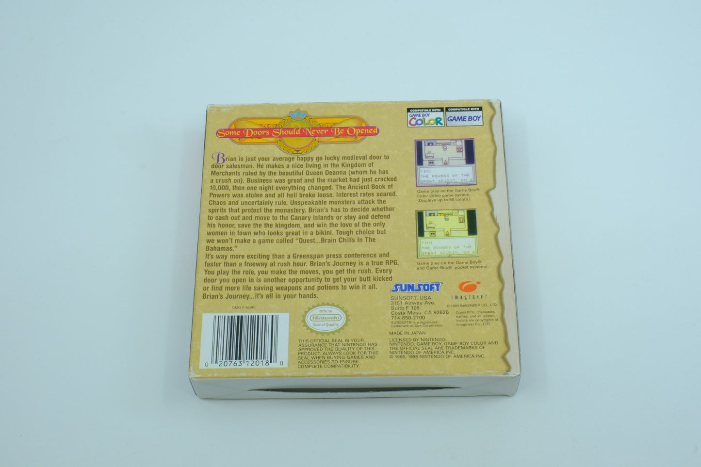 Quest: Brian's Journey - Complete in Box