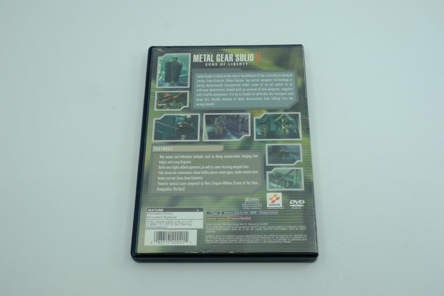 Metal Gear Solid 2: Sons of Liberty - Complete in Box