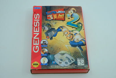 Earthworm Jim 2 - Complete in Box + Poster + Reg Card
