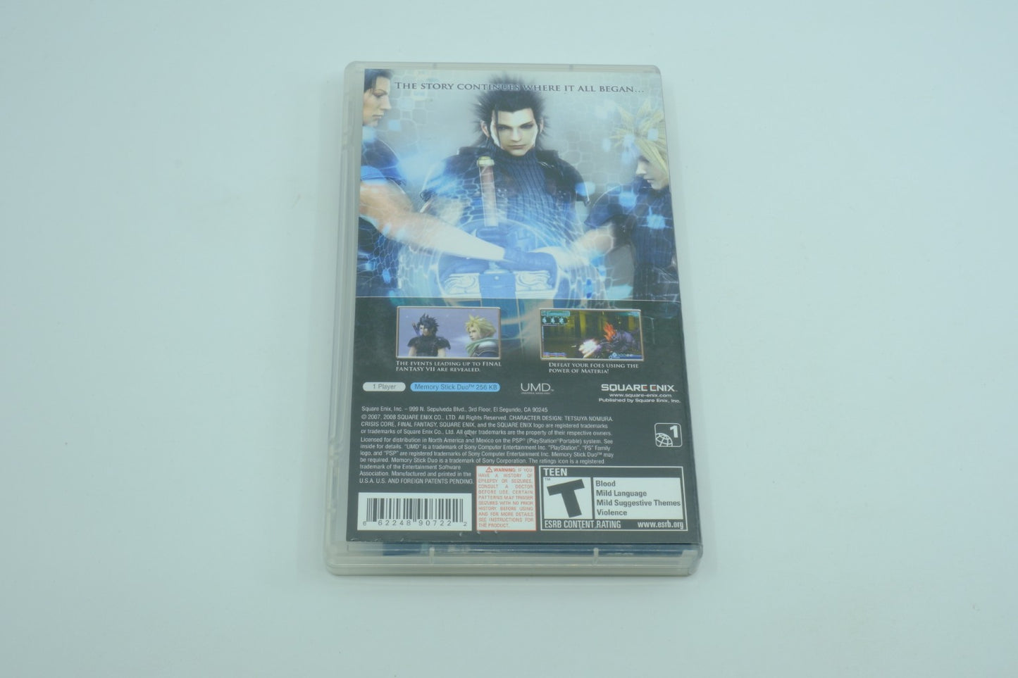 Crisis Core: Final Fantasy VII - Complete in Box
