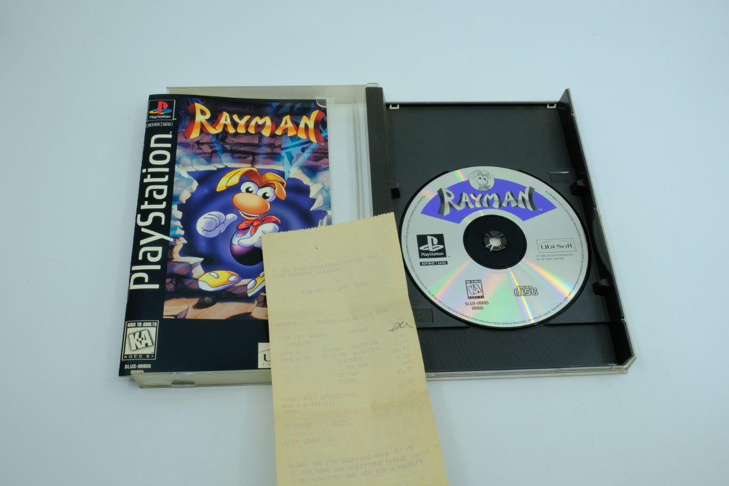 Rayman - Complete in Box + original receipt