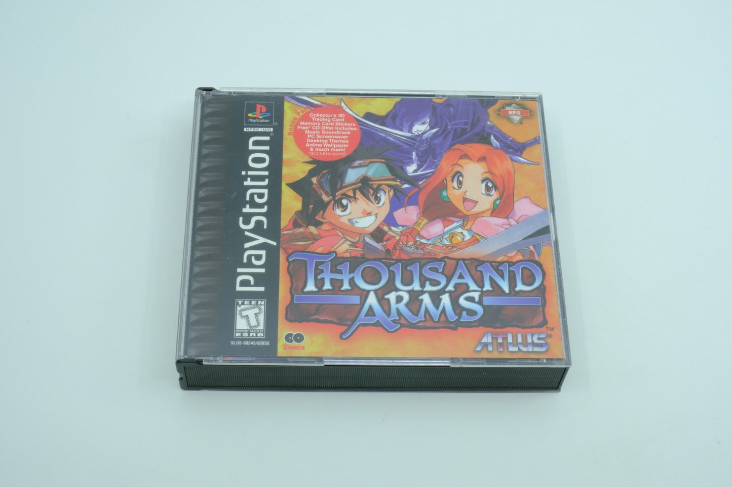 Thousand Arms - Complete in Box + Stickers + Lenticular Card