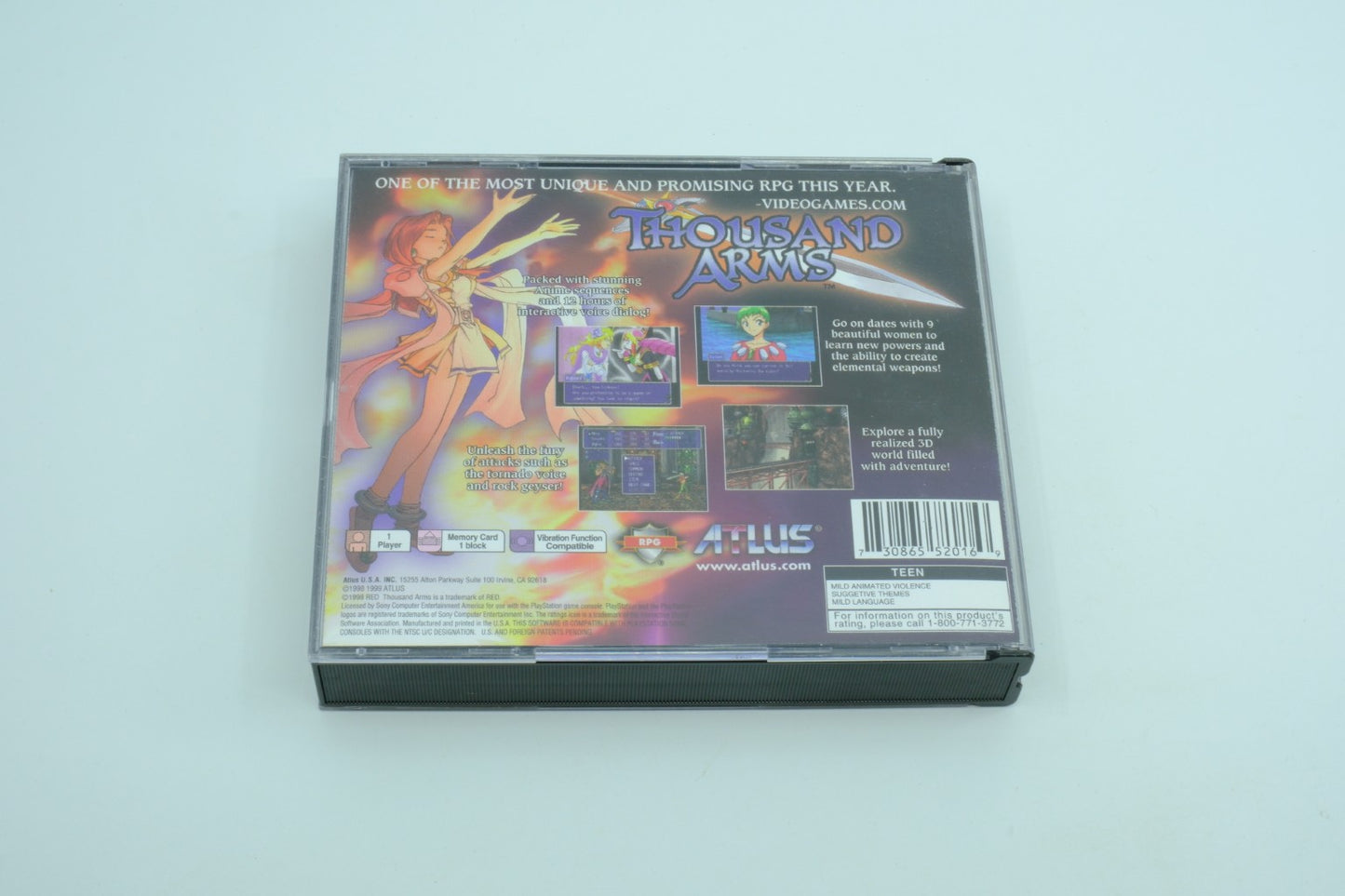 Thousand Arms - Complete in Box + Stickers + Lenticular Card