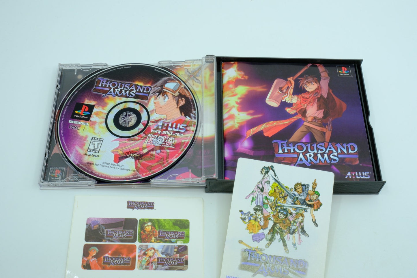 Thousand Arms - Complete in Box + Stickers + Lenticular Card