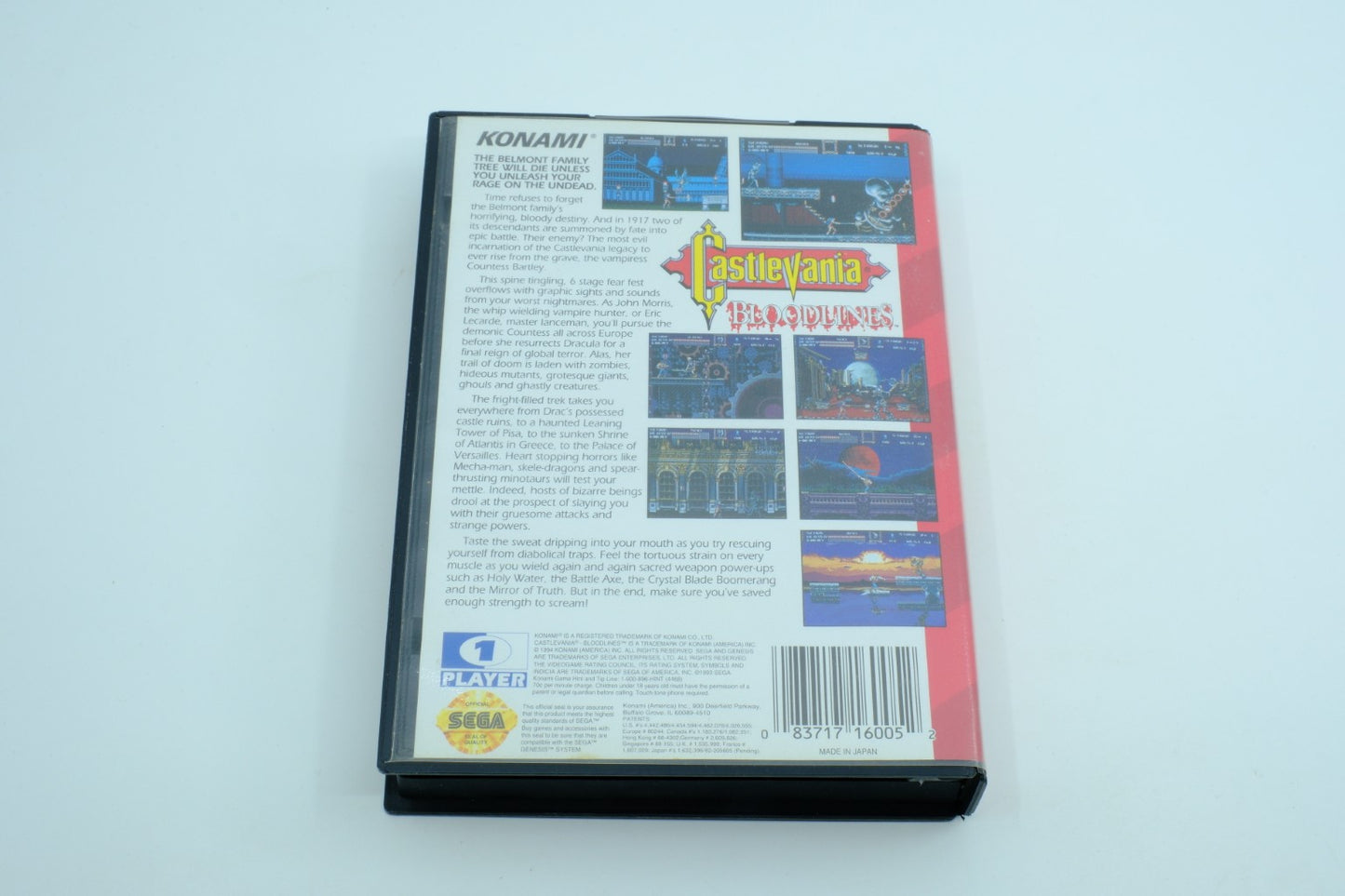 Castlevania Bloodlines - Complete in Box