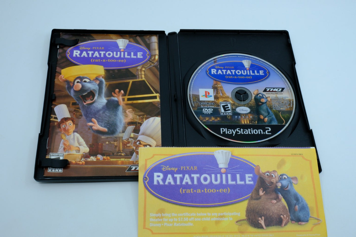 Ratatouille - Complete in Box + Ratatouille movie ticket