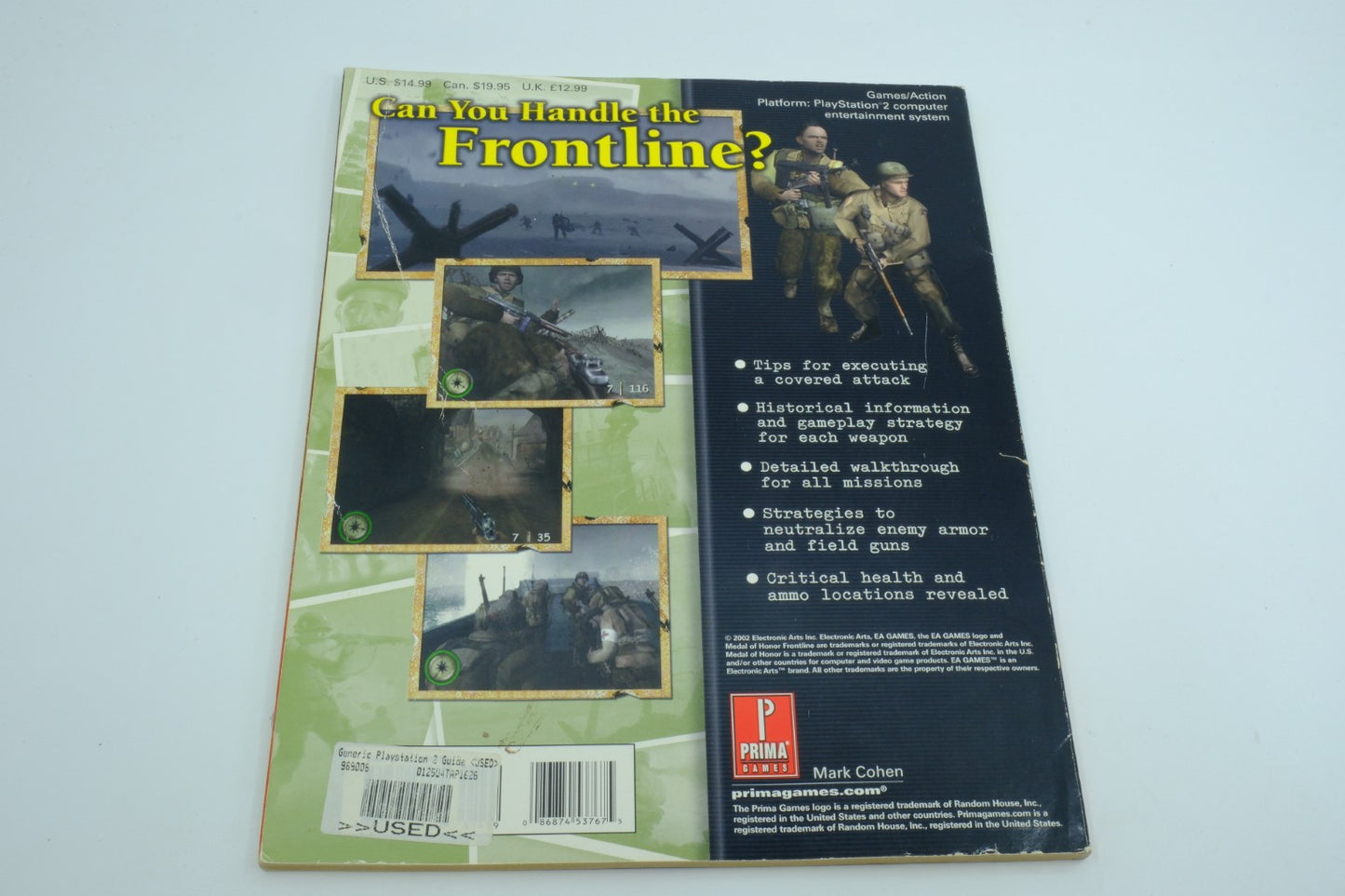 Medal of Honor Frontline Advanced Combat Tactics - Prima's Official Strategy Guide (Prima Games)