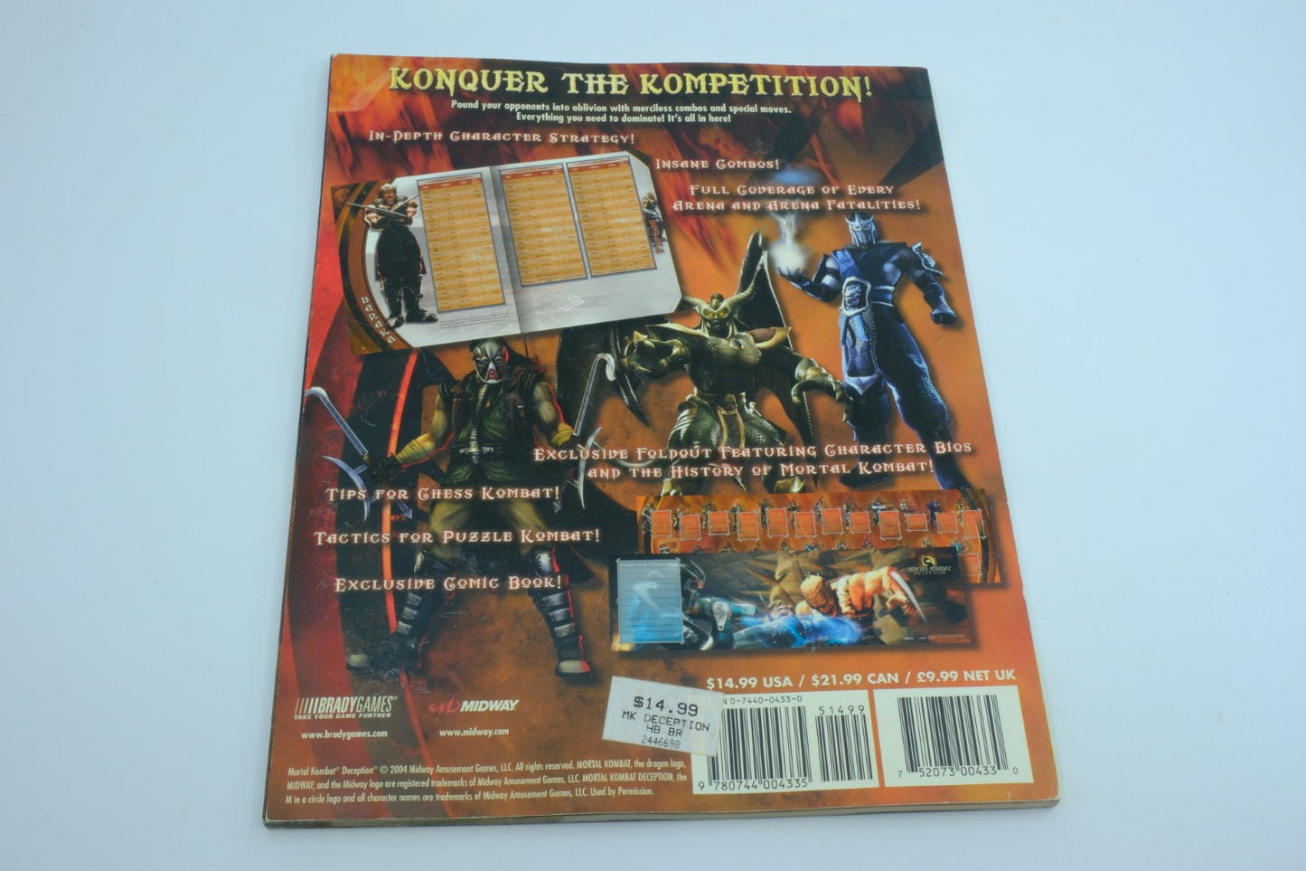 Mortal Kombat: Deception Official Strategy Guide (BradyGames Signature Series)