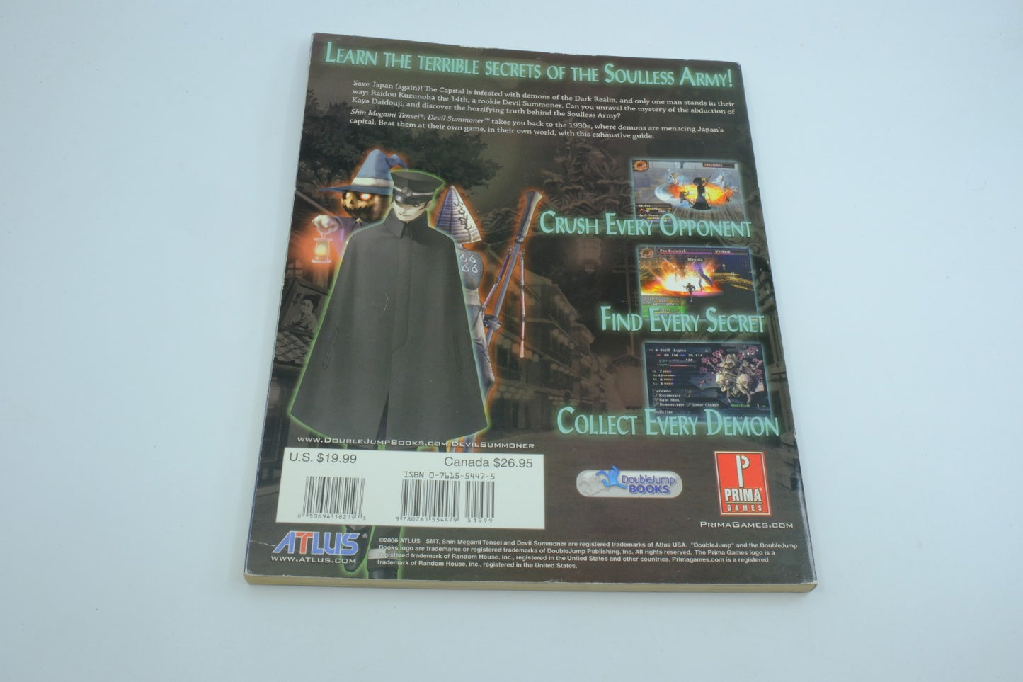Shin Megami Tensei: Devil Summoner Raidou Kuzunoha vs The Soulless Army: The Official Strategy Guide (Prima Games)