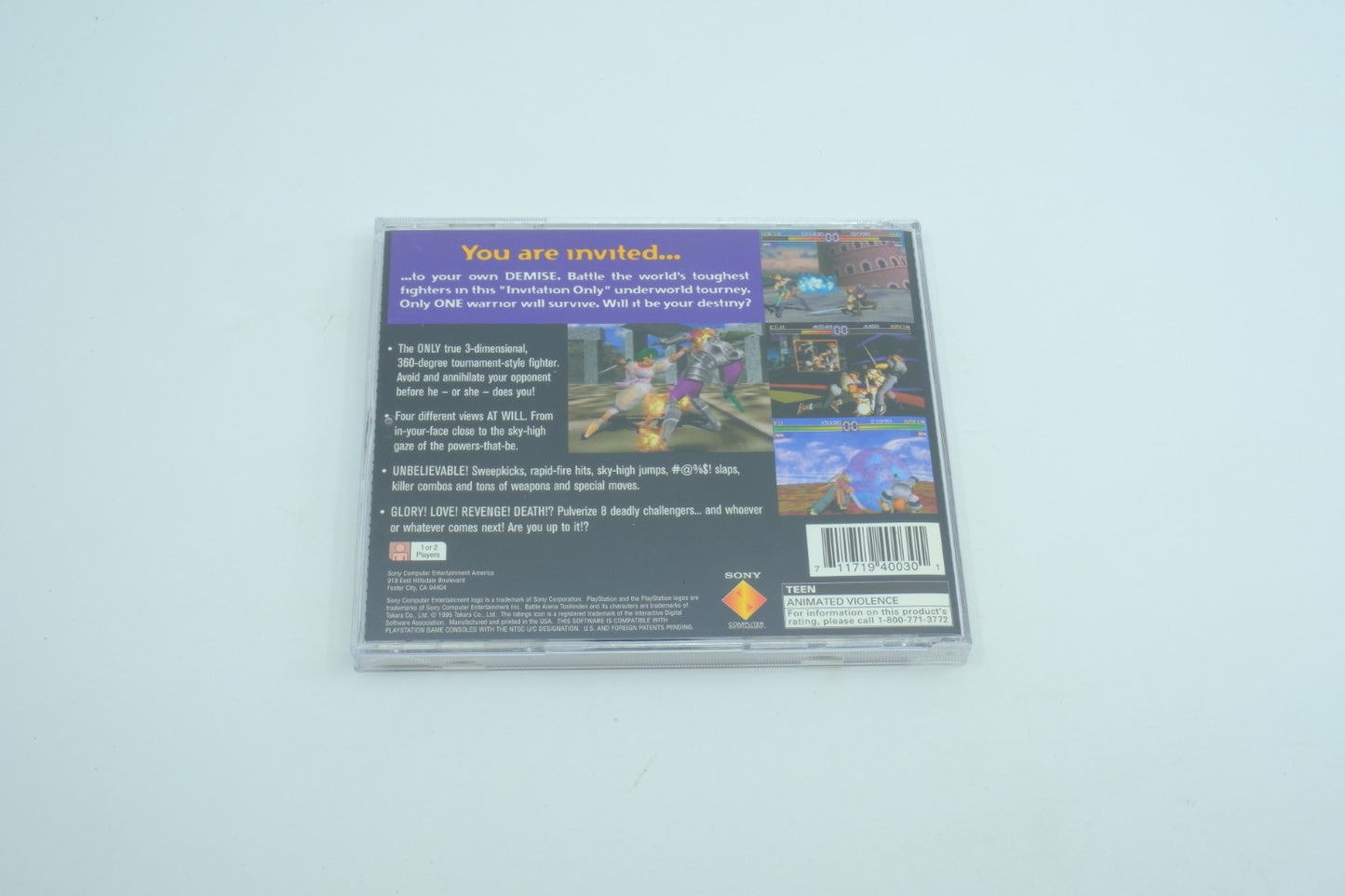 Battle Arena Toshinden - Complete in Box