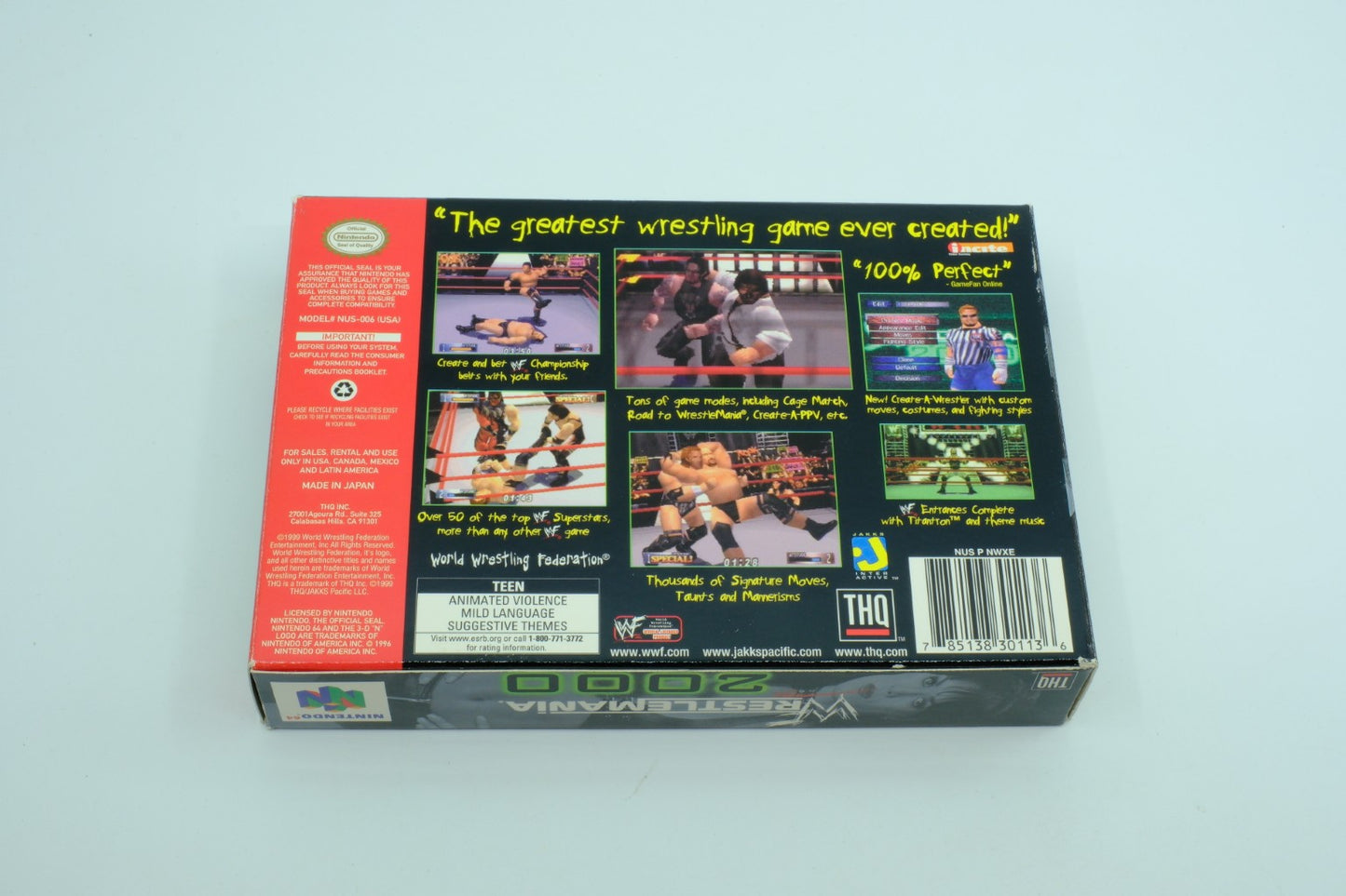 WWF WrestleMania 2000 - Complete in Box