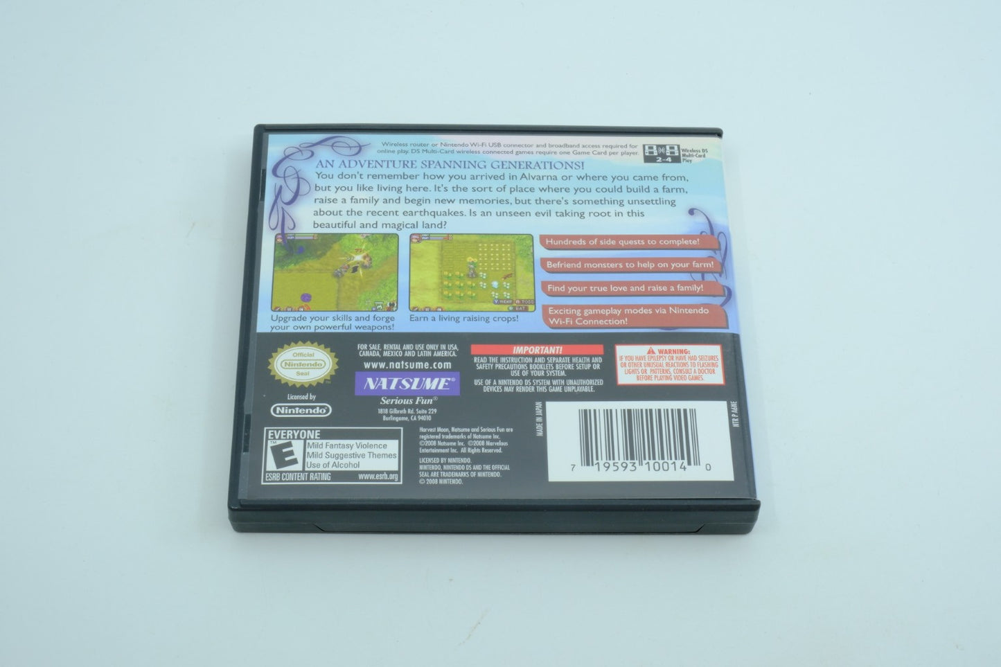 Rune Factory 2: A Fantasy Harvest Moon - Complete in Box