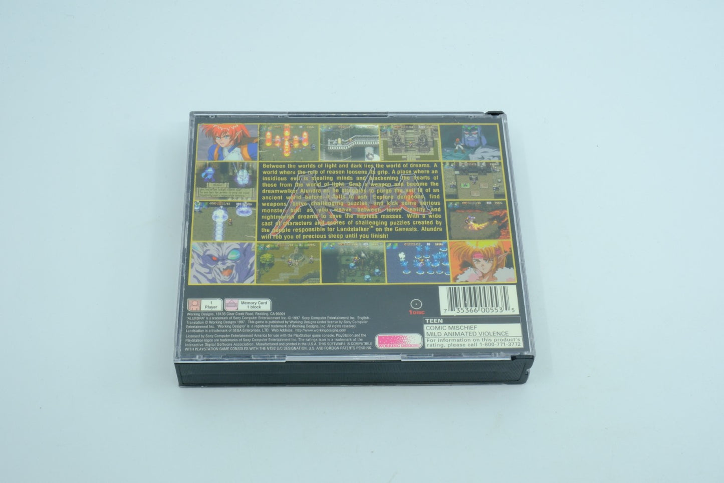 Alundra - Complete in Box + Map