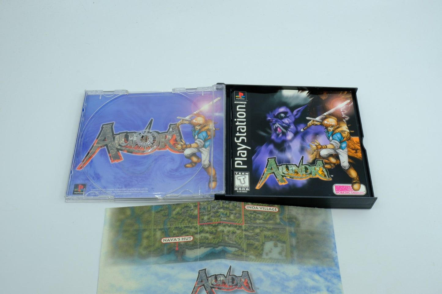 Alundra - Complete in Box + Map