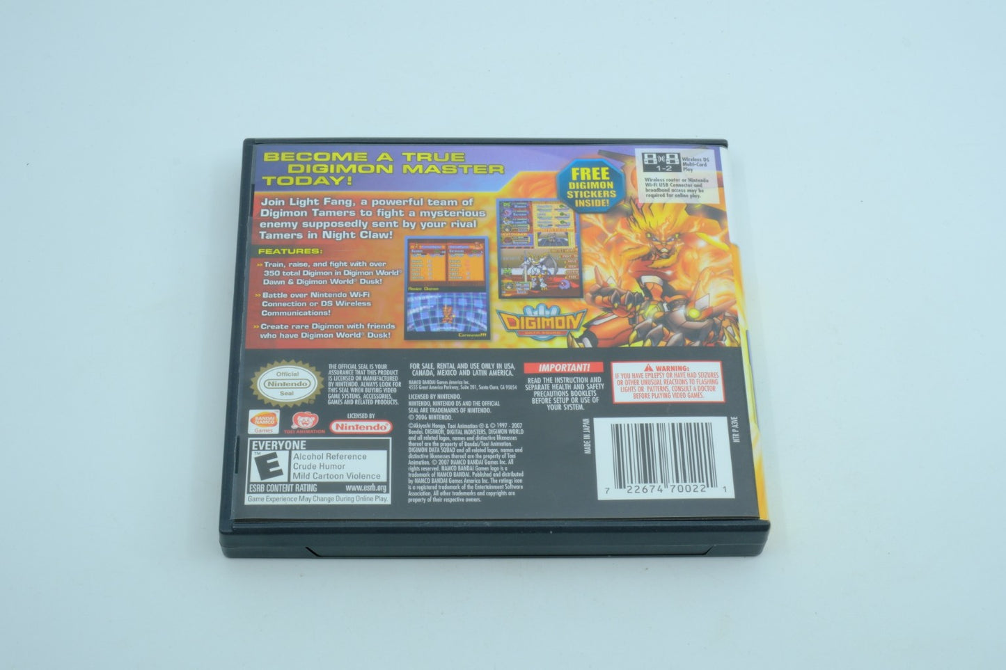 Digimon World Dawn - Complete in Box + Stickers