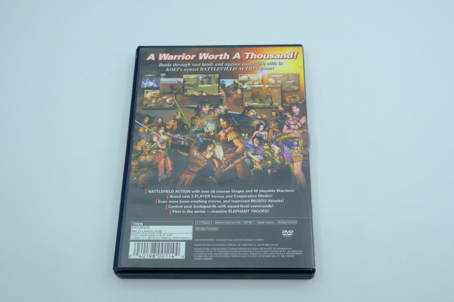Dynasty Warriors 3 - Complete in Box