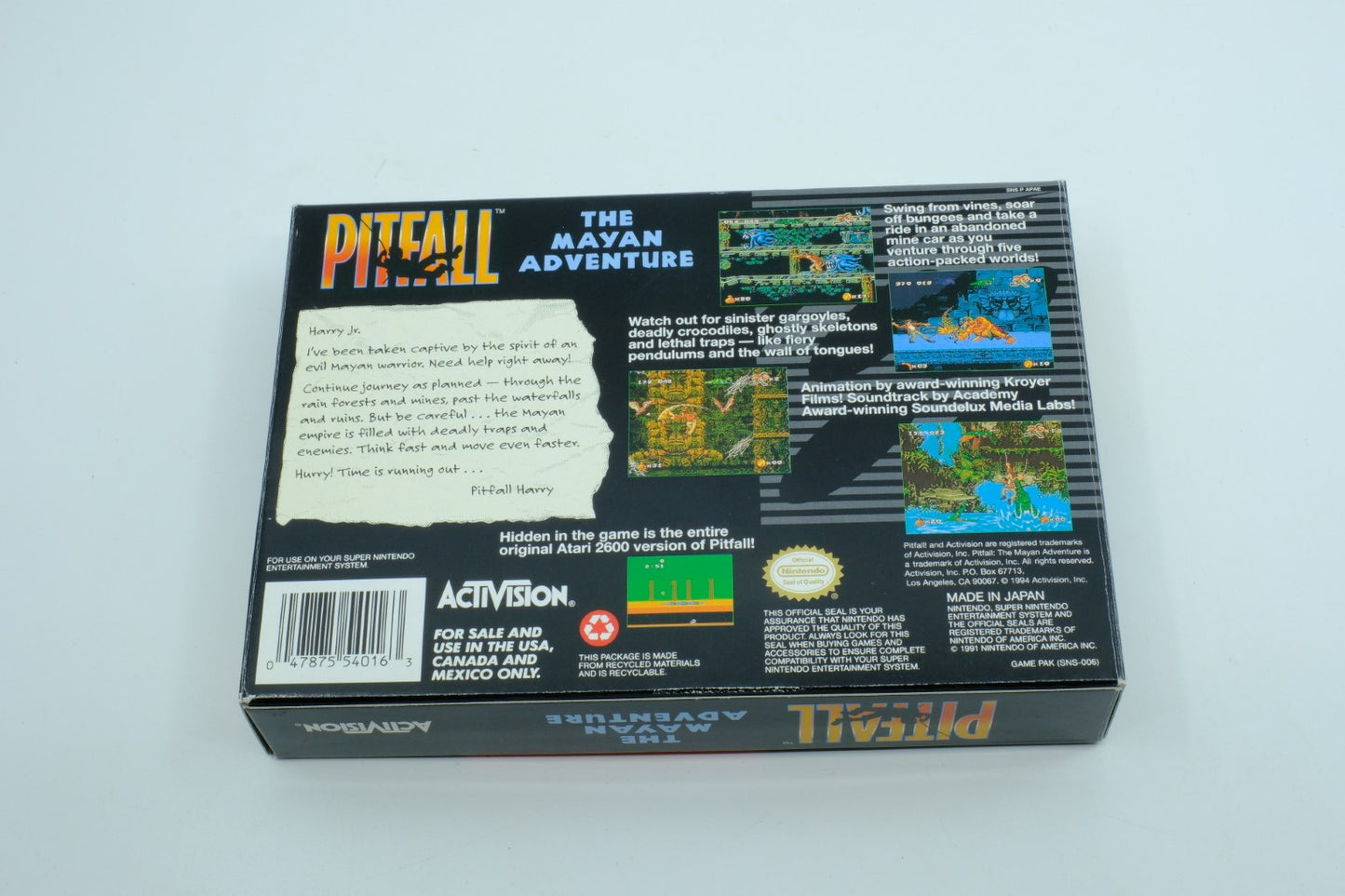 Pitfall: The Mayan Adventure - Complete in Box