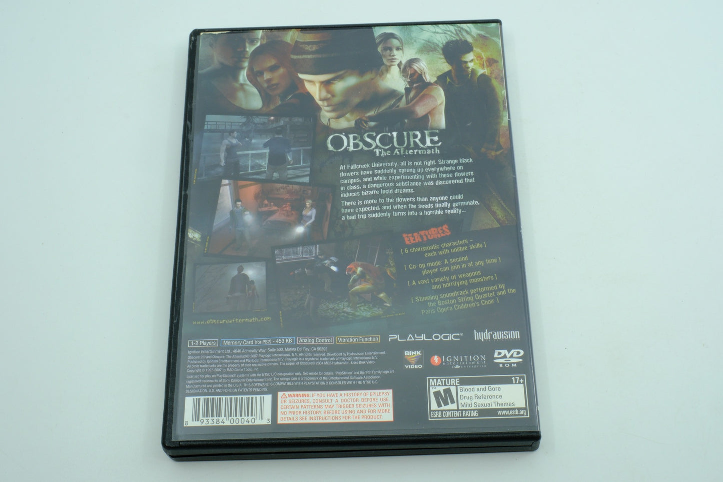 Obscure: The Aftermath - Complete in Box
