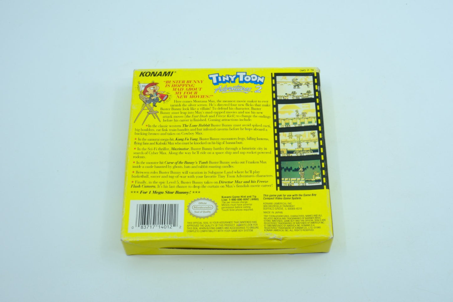 Tiny Toon Adventures 2: Montana's Movie Madness - Complete in Box