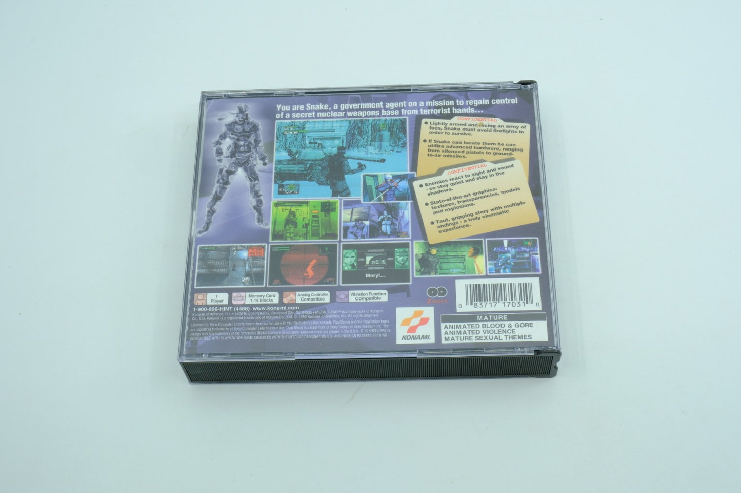 Metal Gear Solid - Complete in Box