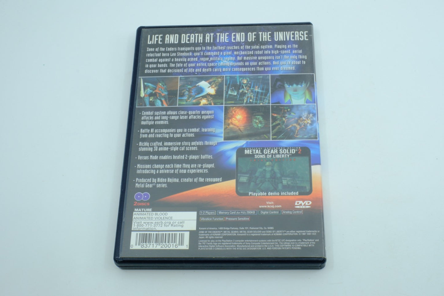 Zone of the Enders - Complete in Box