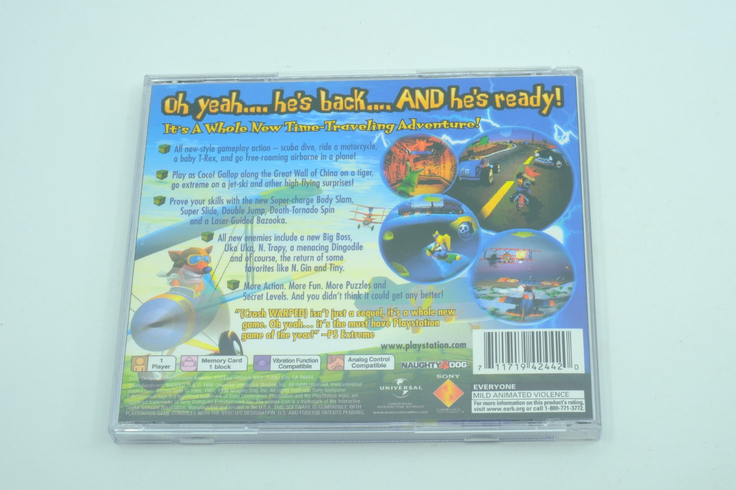 Crash Bandicoot 3: Warped - Complete in Box