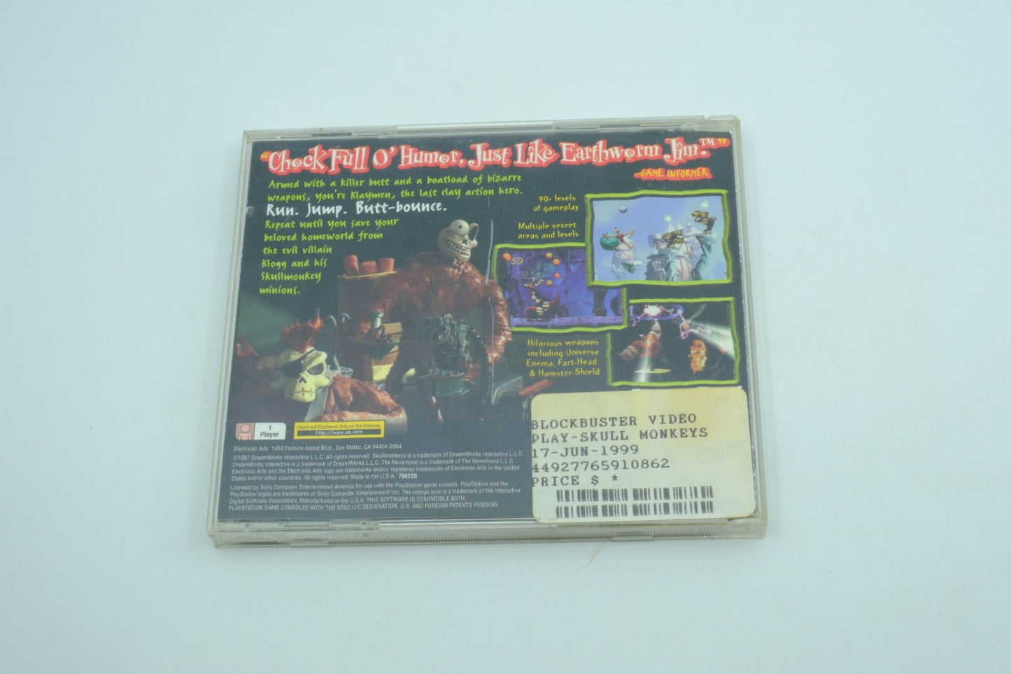 Skullmonkeys - Complete in Box + Original receipt