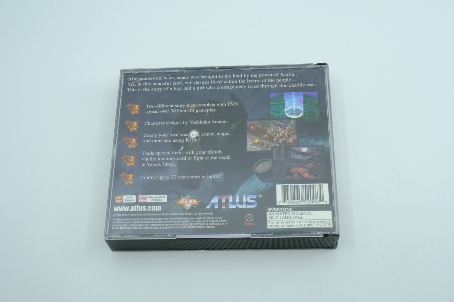 Kartia: The Word of Fate - Complete in Box
