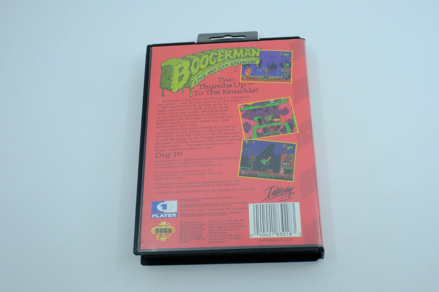 Boogerman: A Pick and Flick Adventure - Complete in Box