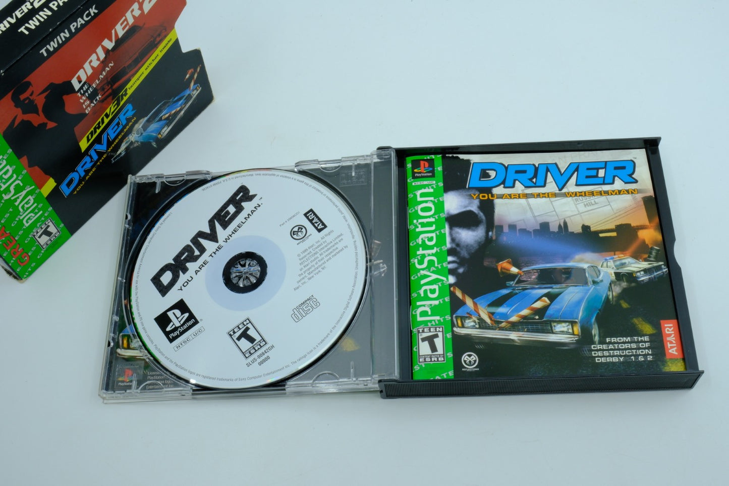 Driver 2 / Driver Twin Pack - Complete in Box + Stickers