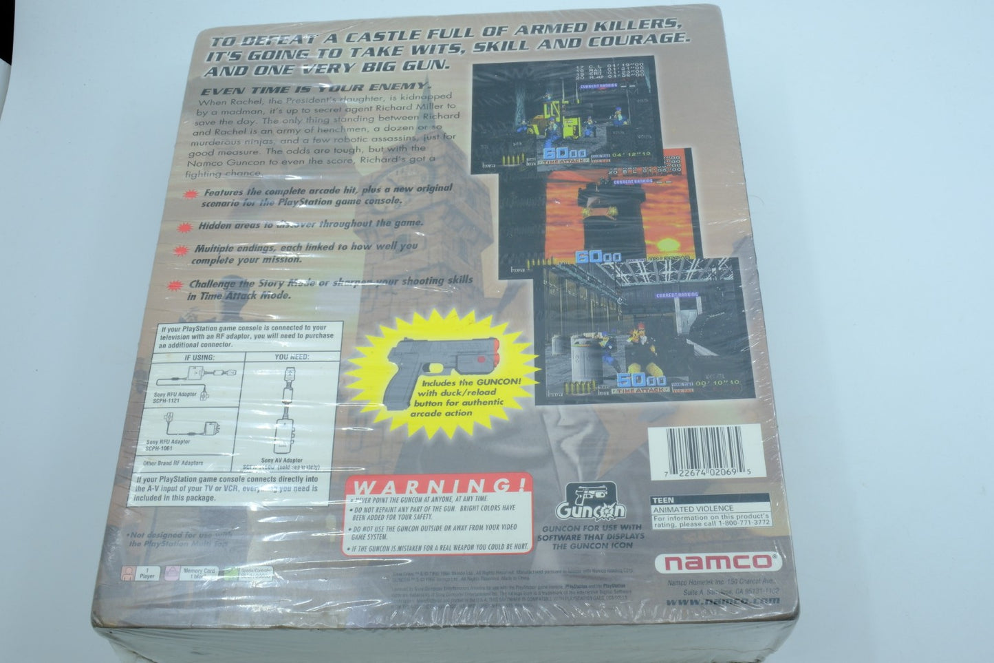 Time Crisis + Guncon - Sealed